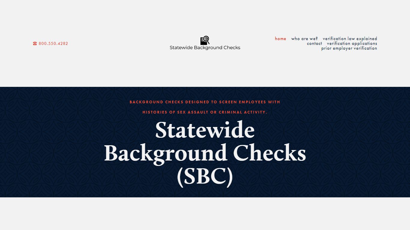 Statewide Background Checks